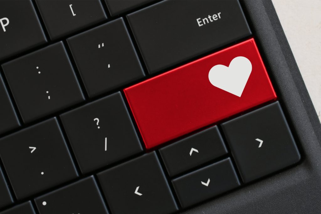 Heart Shift Key on Keyboard